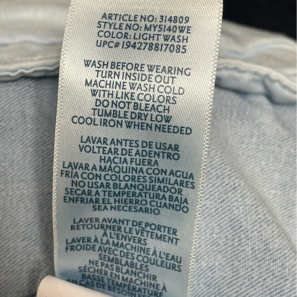 Seven7 Women's Light Blue Denim Jacket XL - Picture 6 of 7